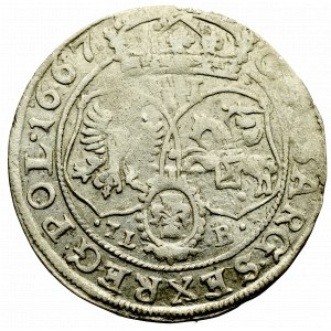 John II Casimir, 6 groschen 1667