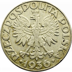 II Republic of Poland, 5 zloty 1936 Ship