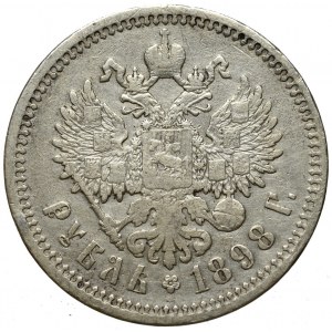 Rosja, Mikołaj II, Rubel 1898 АГ