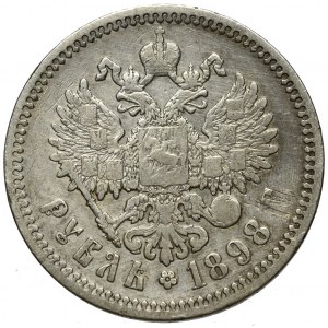 Rosja, Mikołaj II, Rubel 1898 АГ