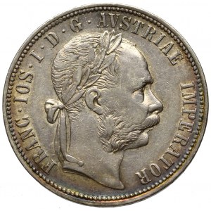 Austria, 1 florin 1884