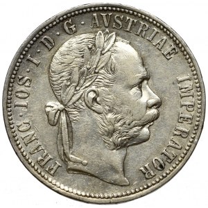 Austria, 1 floren 1886