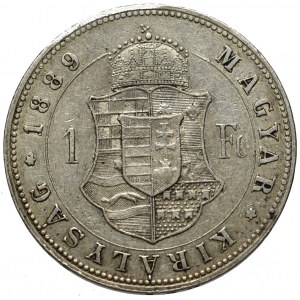Węgry, Franciszek Józef, 1 forint 1889