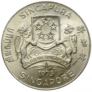 Singapur, 10 dolarów Sokół 1973