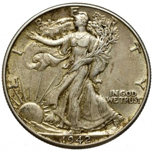 USA, 1/2 dolara 1942
