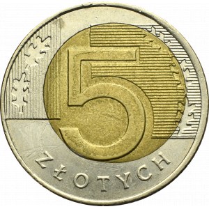 III RP, 5 złotych 2008