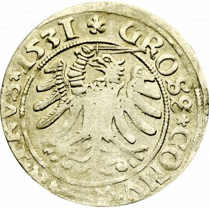 Zygmunt I Stary, Grosz dla ziem pruskich 1531, Toruń - PRVS/PRVS