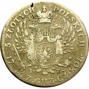 Królestwo Polskie, Aleksander I, 5 złotych 1817