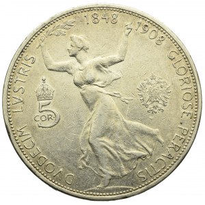 Austro-Węgry, 5 koron 1908