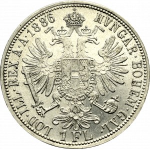 Ausro-Węgry, 1 floren 1886