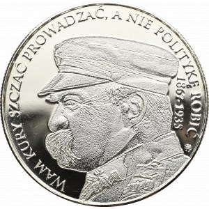 III RP, Medal Piłsudski - uncja srebra