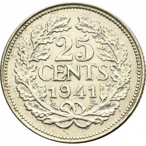 Holandia, 25 centów 1941