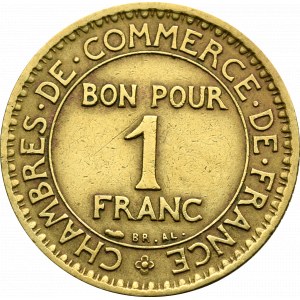 Francja, 1 frank 1923