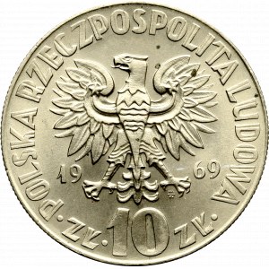 PRL, 10 złotych 1969 Kopernik