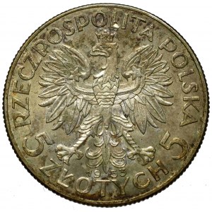 II Republic of Poland, 5 zloty 1933 Polonia