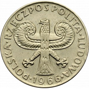 PRL, 10 złotych 1966 Mała kolumna
