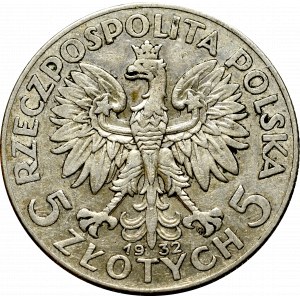 II Republic, 5 zlotych 1932, Warsaw