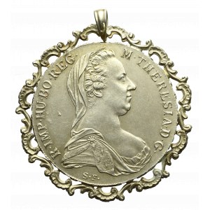 Austro-Węgry, Maria Teresa, Talar 1780 - nowe bicie zawieszka