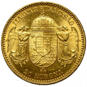Hungary, Franz Joseph, 20 crowns 1897