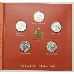 Malta, Set 1 lira 2005 Jan Paweł II