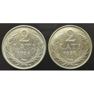 Łotwa, 2 łaty 1925-1926