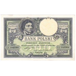 II RP, 500 złotych 1919 Seria SA