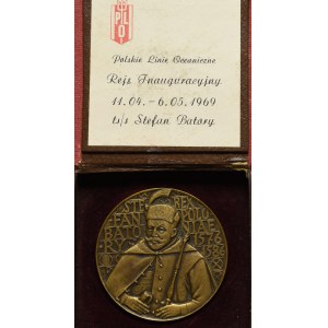 Medal PLO - inauguracyjny rejs statku Stefan Batory