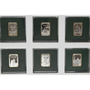 III RP, Zestaw 6 numizmatów z kolekcji POLSKIE MADONNY, srebro w oryginalnym pudełku