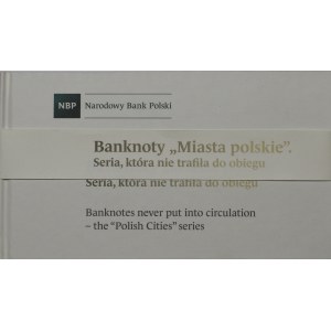 Zestaw banknotów obiegowych Miasta Polskie 1.03.1990