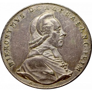 Austria, Salzburg, Hieronim Józef, Talar 1789