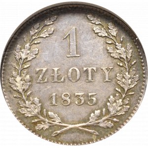 Free city of Cracow, 1 zloty 1835