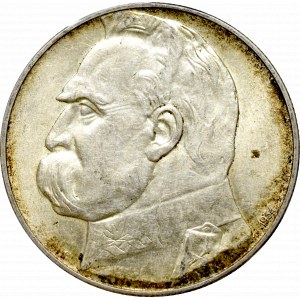 II Rzeczpospolita, 10 złotych 1934 Piłsudski - PCGS AU58