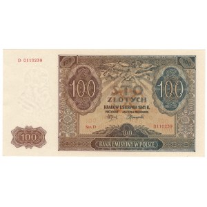 Generalne Gubernatorstwo, 100 złotych 1941
