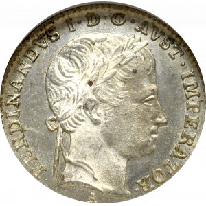 Austria, 3 kreuzer 1836, Wien - NGC MS65