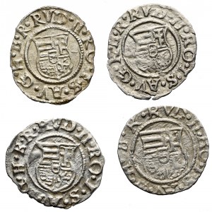 Hungary, Rudolph II, Lot of denarii 1583-1594