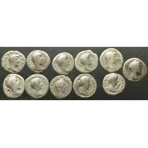 Cesarstwo Rzymskie, Zestaw denarów (11 egz)