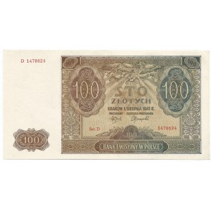 Generalne Gubernatorstwo, 100 złotych 1941