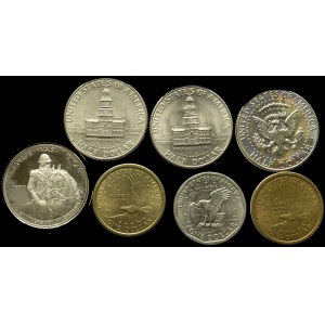 USA, Zestaw monet (7 egz)