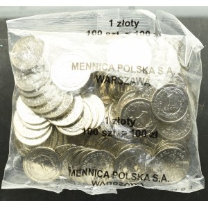III RP, Woreczek menniczy 1 złoty 2010