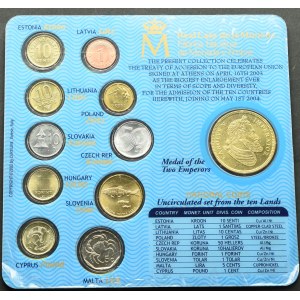 Hiszpania, Set monet dla nowych 10 państw Unii Europejskiej