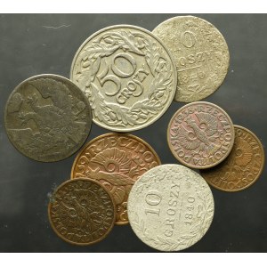 Zestaw monet polskich