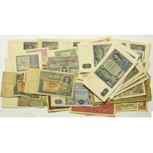 Zestaw banknotów polskich (44 egz)