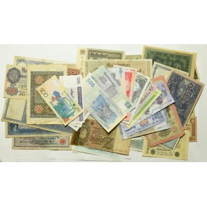 Zestaw banknotów zagranicznych (64 egz)