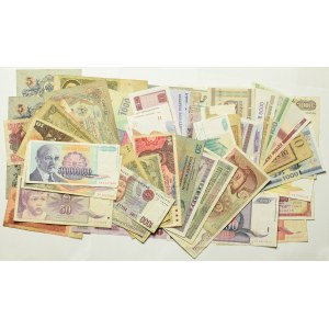 Zestaw banknotów zagranicznych (70 egz)