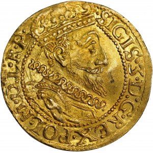 Zygmunt III Waza, Dukat 1612 - mała data, Gdańsk - Ex NGC MS62