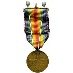 Francja, Miniatura medalu Zwycięstwa w I Wojnie Światowej