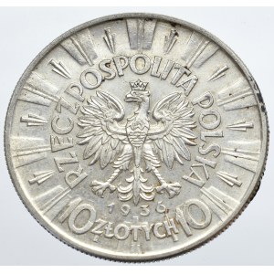 II Republic of Poland, 10 zloty 1936 Pilsudski
