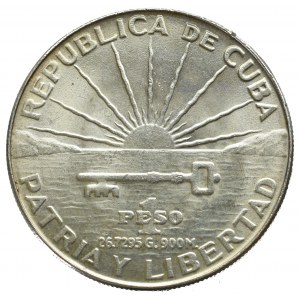 Kuba, 1 peso 1953 José Martí