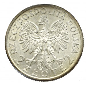 II Republic of Poland, 2 zloty 1933 Polonia