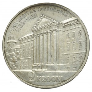 Estonia, 2 krooni 1932 - University of Tartu